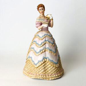 Lenox The Belle of the Ball Dancing Lady Figurine Porcelain Cake Topper VTG 1986